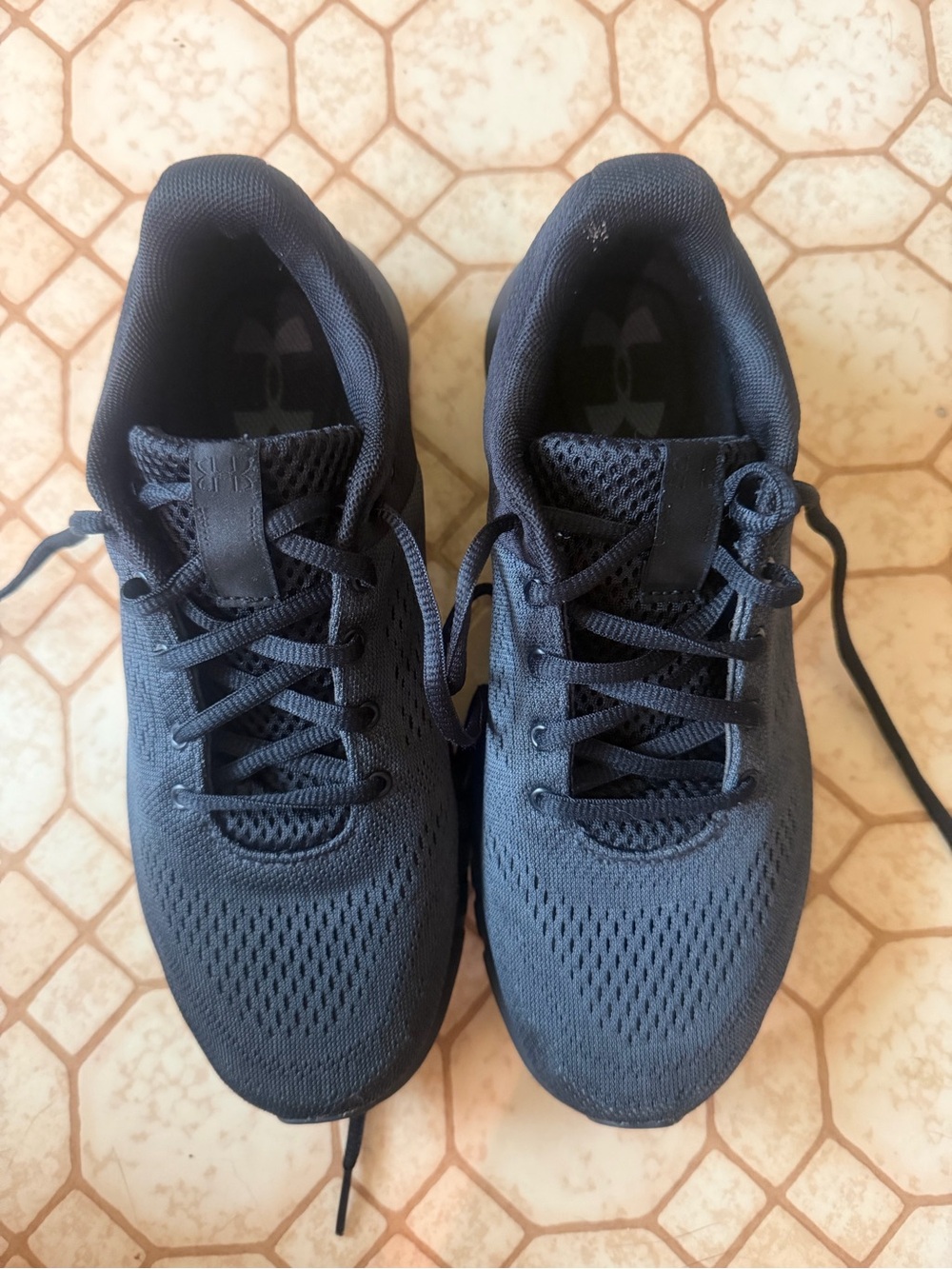 Under Armour Micro G Pursuit Women’s Black Knit Running Shoes